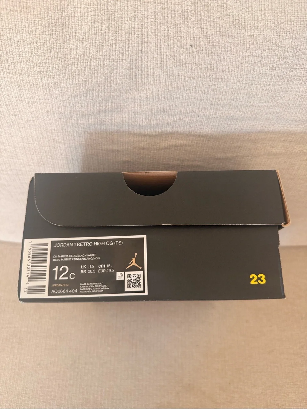 Jordan Kids' High-Top Sneakers in Blue and Black